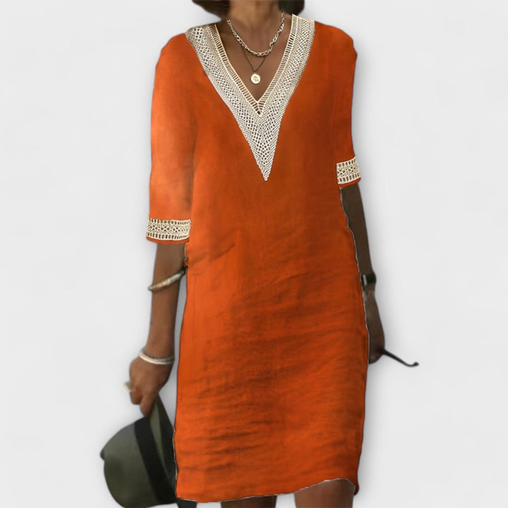 Marijke - Cotton and Linen Ladies' Dress