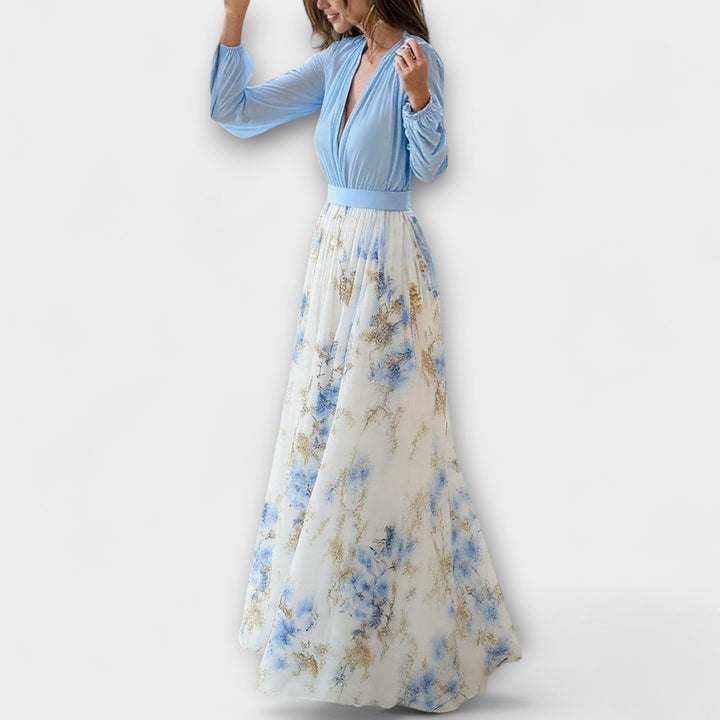 Harper – Sparkling Floral Maxi Dress