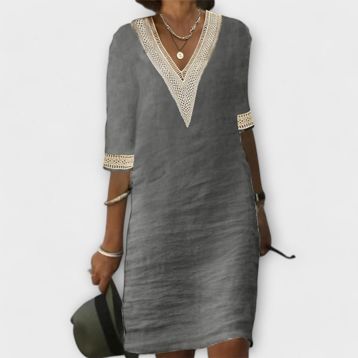 Marijke - Cotton and Linen Ladies' Dress