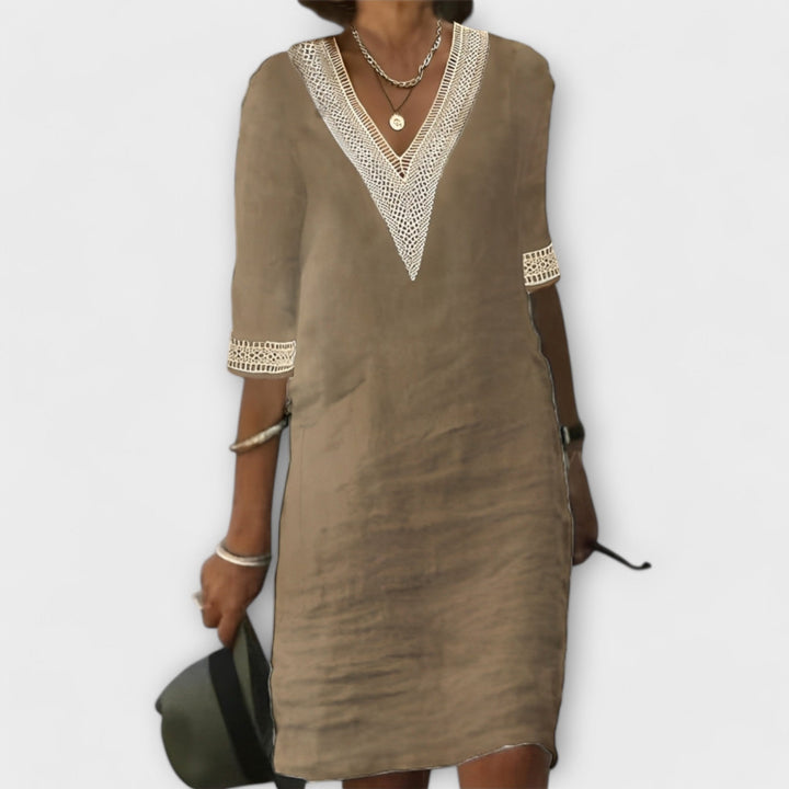 Marijke - Cotton and Linen Ladies' Dress