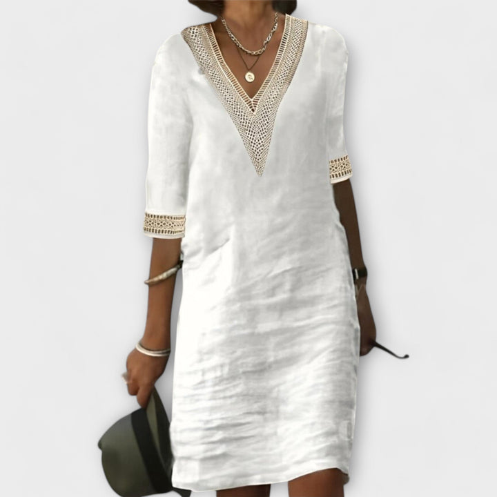 Marijke - Cotton and Linen Ladies' Dress
