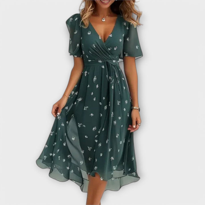 Annegret - Ladies' Dress with V-Neck