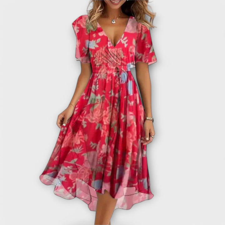 Annegret - Ladies' Dress with V-Neck