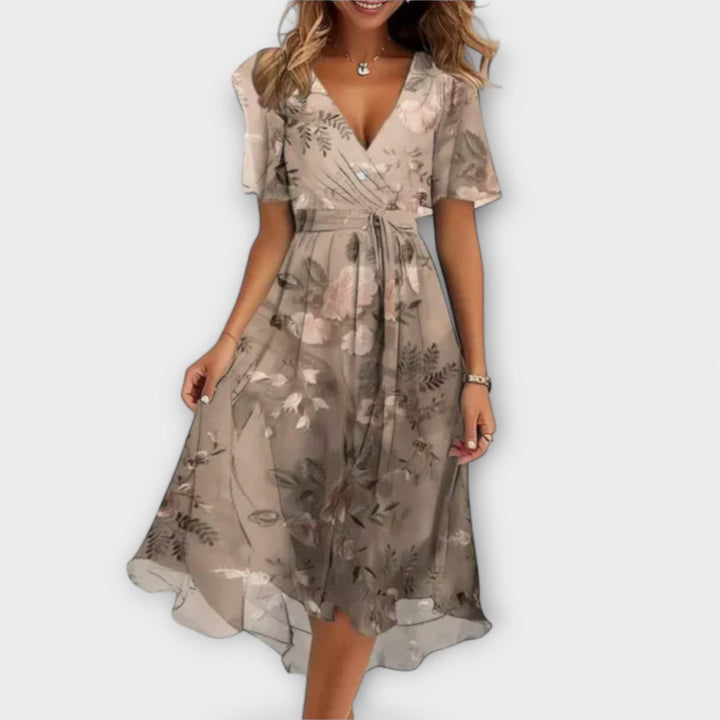 Annegret - Ladies' Dress with V-Neck