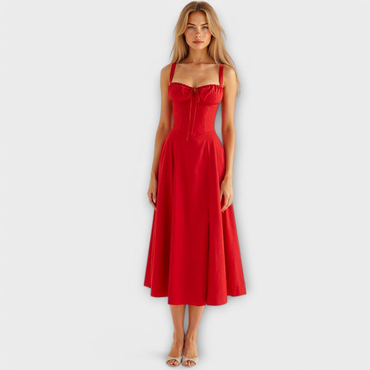 Kiana - Corset Midi Dress